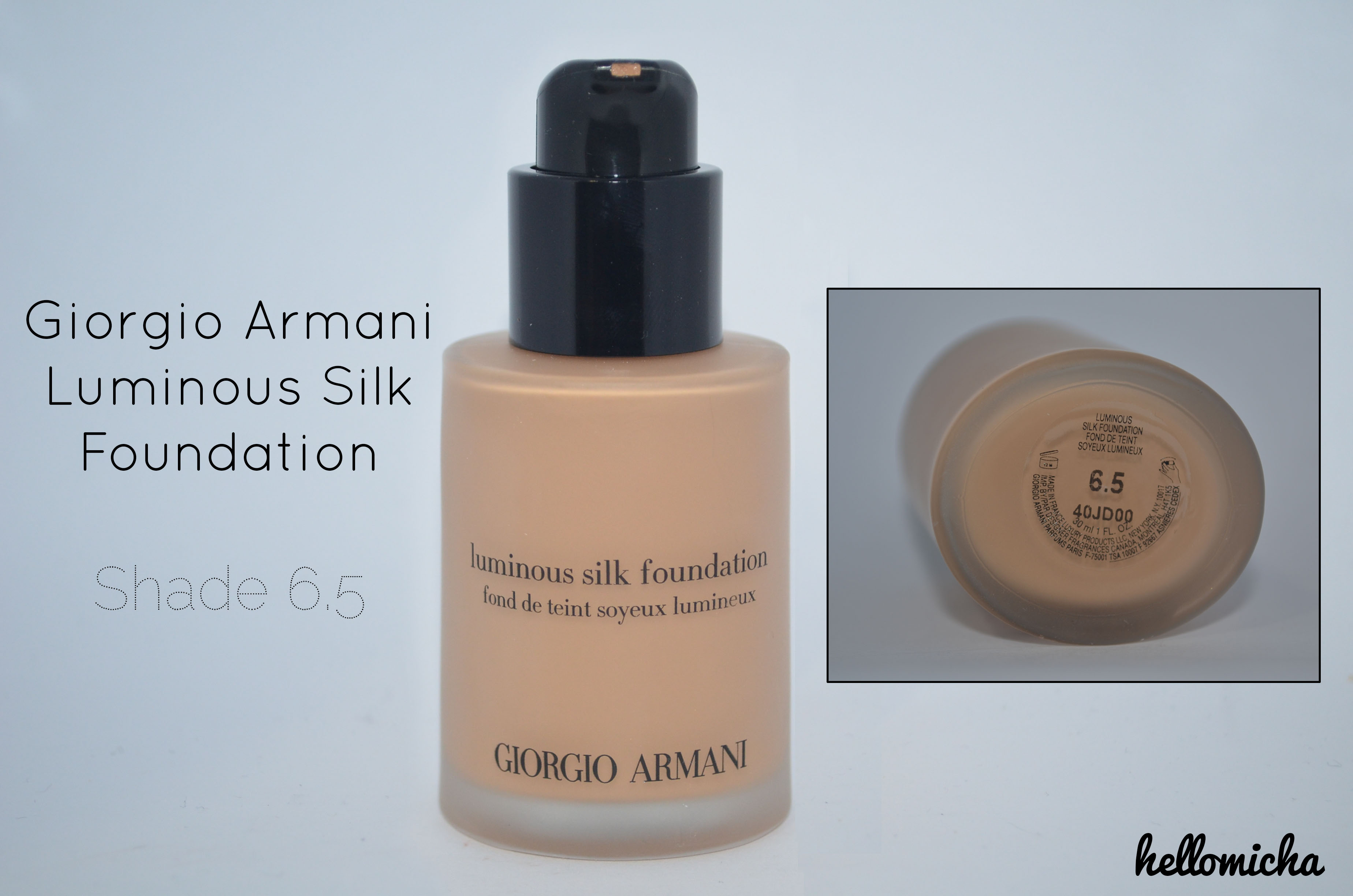 giorgio armani luminous silk foundation yellow undertone